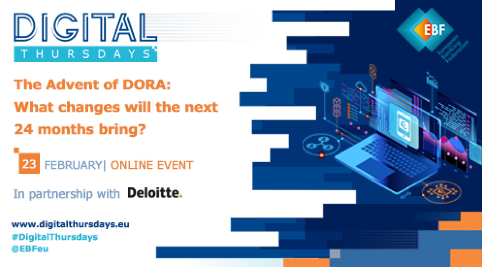 EBF Digital Thursdays 2023 The Advent of DORA: what changes will the next 24 months bring?