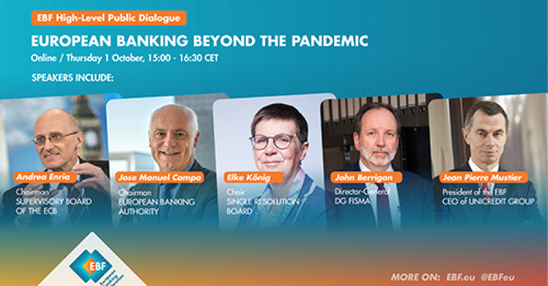 EBF High-Level Public Dialogue: EUROPEAN BANKING BEYOND THE PANDEMIC