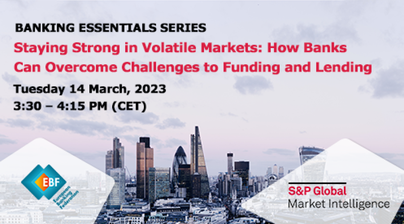 BANKING ESSENTIALS WEBINAR Staying Strong in Volatile Markets: How Banks Can Overcome Challenges to Funding and Lending