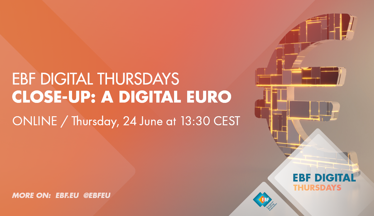 Close-up: A digital Euro, 24 June at 13:30 CEST, Online – UBCG